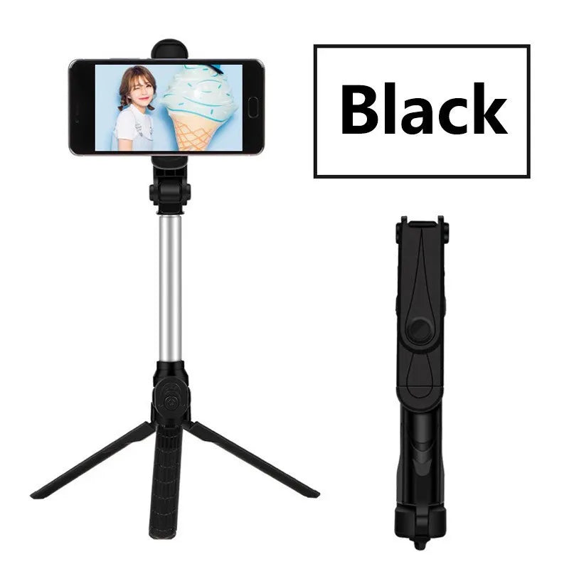 Bluetooth Selfie Stick Roreta 3 in 1 Wireless Foldable Mini Tripod Expandable Monopod with Remote Control for iPhone IOS Android