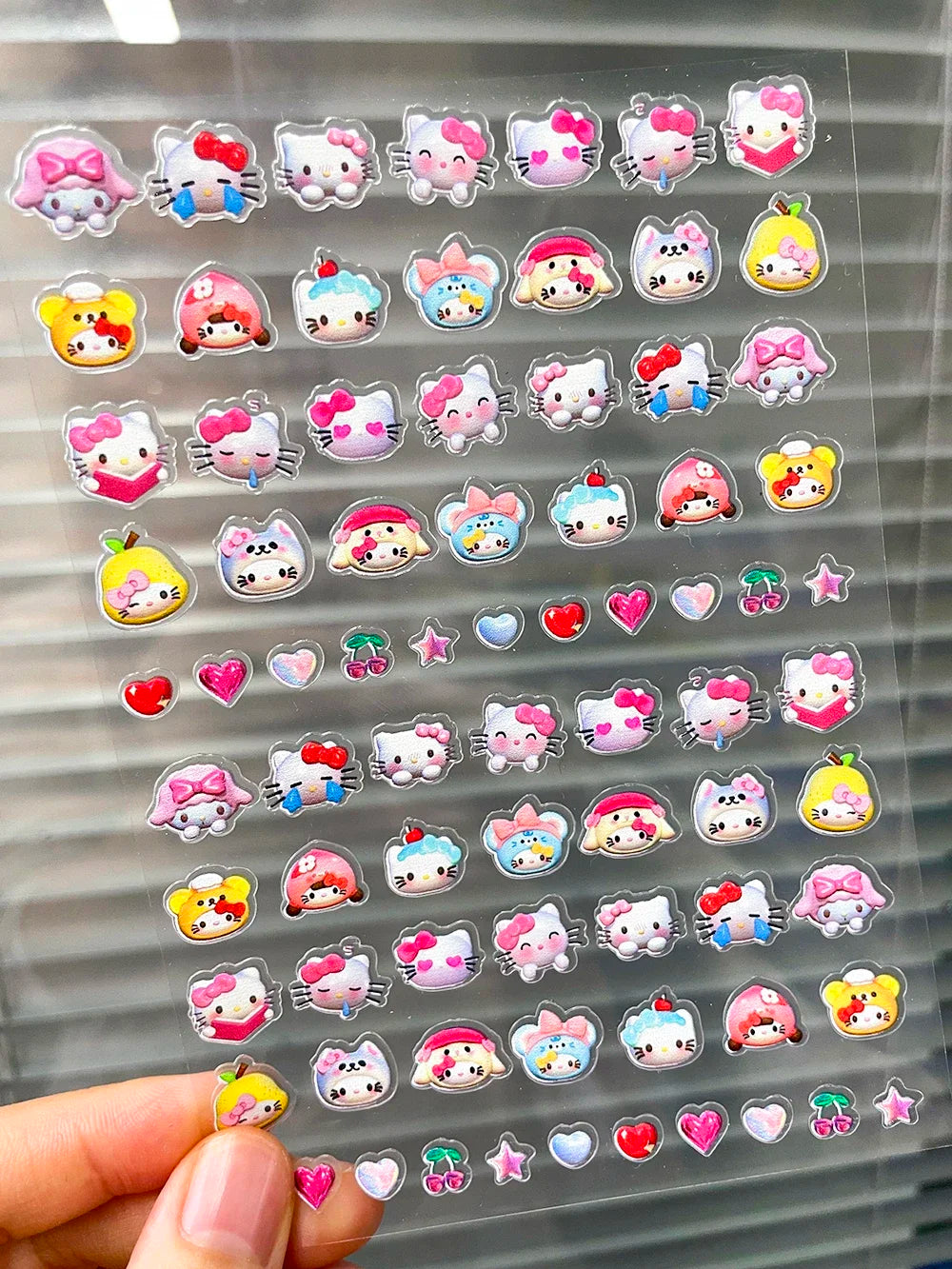 Mini Rilakkuma Hellokitty Food Pvc Luggage Tags Stickers Nail Art Diy Earphone Cover Bottle Notebook Car Waterproof Stickers