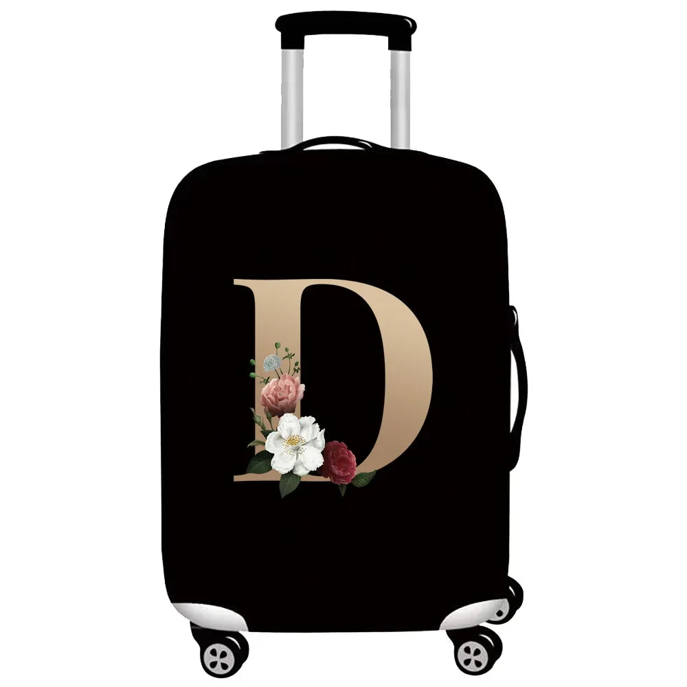Luggage Protective Cover Travel Accessories Suitcase Dust Wear-resistant Gold Letter Series Protective Case 2026 Fashion