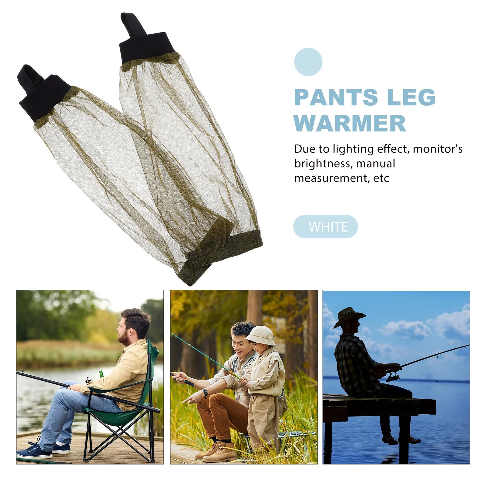 Mesh Net Pants for Outdoor Camping Hiking Fishing Gardening Travel Lightweight Ultra-Fine Translucent Ankle
