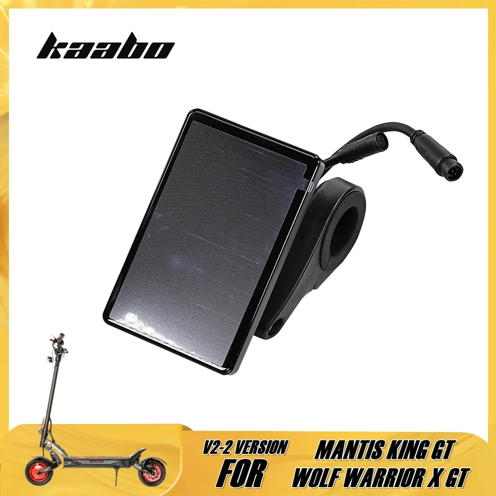 Original TFT Display for KAABO WOLF WARRIOR X GT & MANTIS KING GT Electric Scooter V2-2 Version 10-Inch GT Model Spare Parts