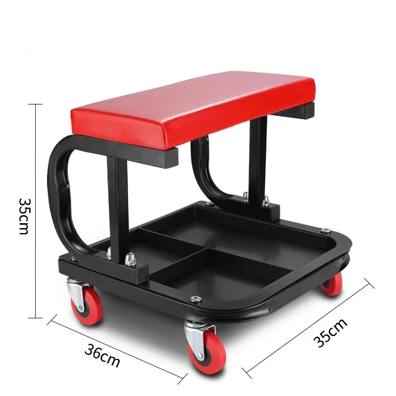 Heavy Duty Universal Auto Repair Tool Tray Workshop Tool Bracket Roller Cart for Mechanics Garage Toolbox Storage