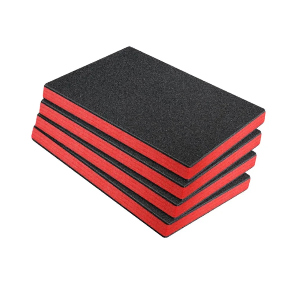 4PCS Tool Box Foam Inserts Precut Protective Padding for Cameras & Tools Cushioning Sheets for DIY Case Liners Transport Safety