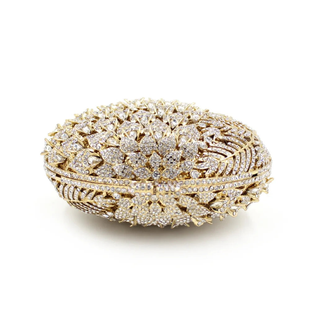New Crystal Party Women Evening Clutch Bag Luxury High-end Handmade Wallet Ladies Diamond Handbags Purses