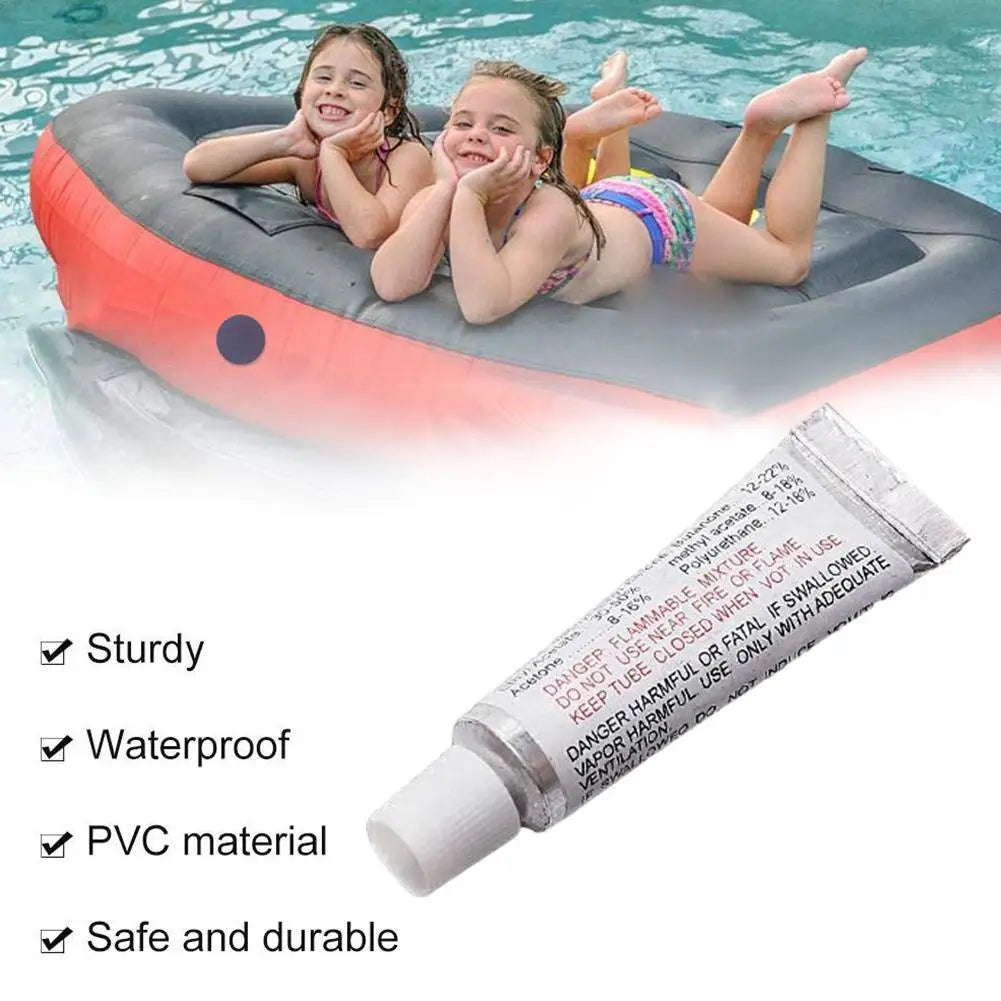 Repair PVC Adhesive Vinyl Glue Repair Kit For Inflatables Waterbed Air Mattress Patch Adhesive Inflatable Boat Swim Pool M8R0