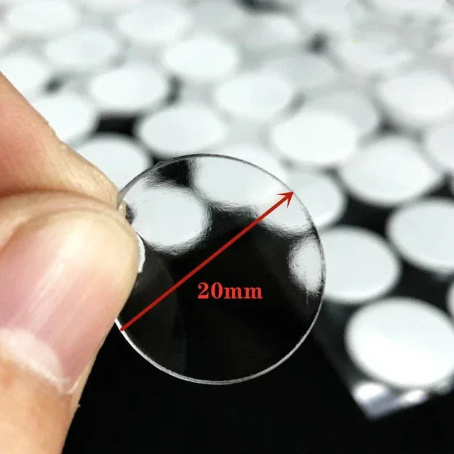 100pcs Round Double Sided Tape Adhesive Dots Fastener Strong Acrylic Sticker for DIY Scrapbooking Craft Production Fixing Pad
