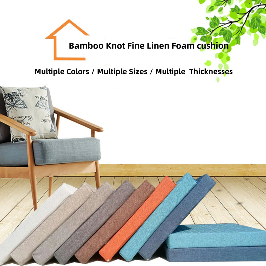 Custom Bench Cushion Seat Pad Long Mattress Sofa Chair Seat Pad Decorative Garden Shoe Box Bay Window Pads Swings Pillow