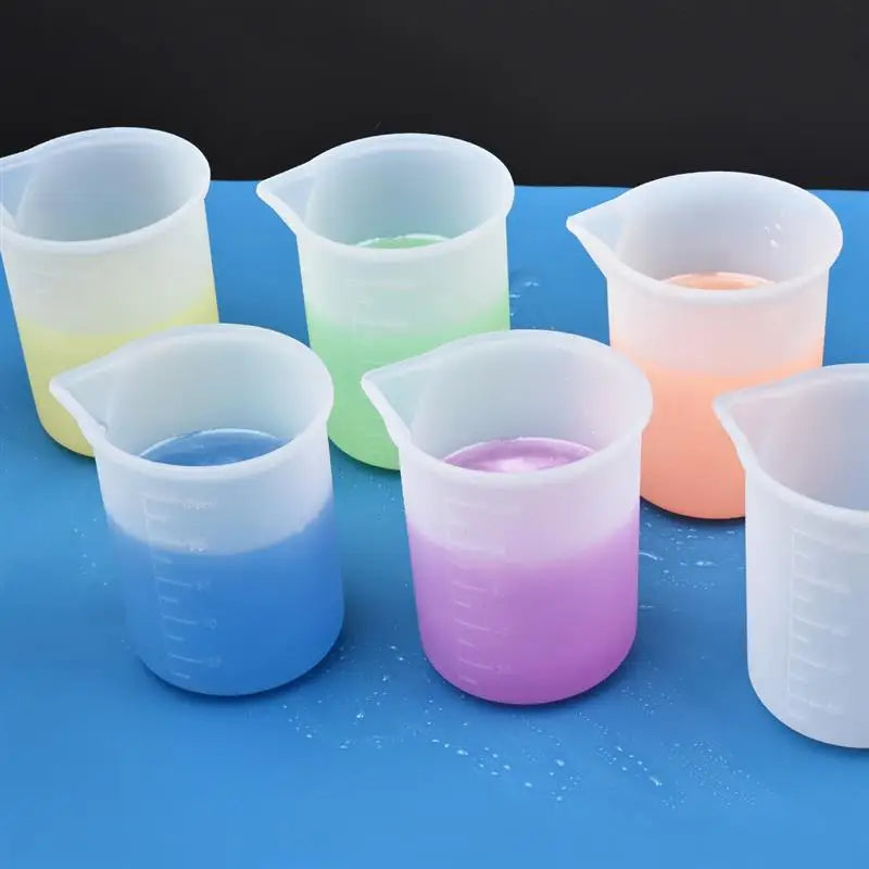DIY Jewelry Making Tools Measuring Cup Wooden Sticks Droppers Stirring Rod Epoxy Resin Mixing Supplies Tool Handmade Accessories