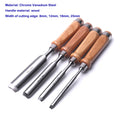 4pcs Carving Chisel Wood Chisels Set Professional Woodworking Gouge Curved Chisel for Carpentry Sculpture Carve Craft Chisel