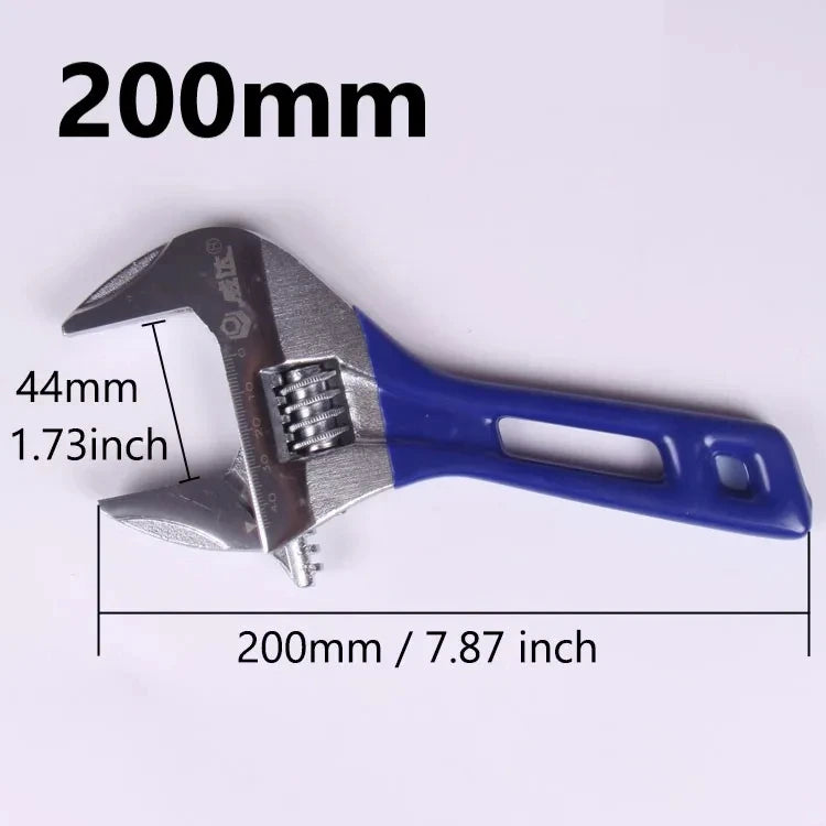 Universal Lightweight Adjustable Wrench Large Opening Short Handle Multifunctional Mini Wrench Plumbing Pipeline Bathroom Tools