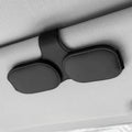 Car Glasses Holder Multifunctional Car Sunglasses Double Clip Bill Holder Car Sunglasses Storage Box Card Holder