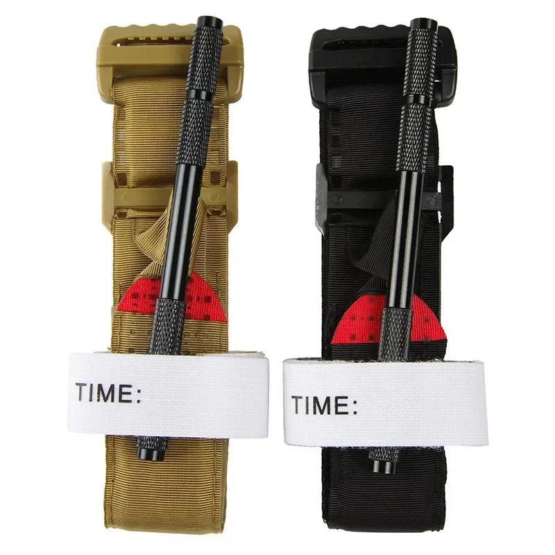 65/75/95cm Tactical First Aid Rotary Pressure Aluminum Rod Tourniquet Hiking Militar Outdoor Camping Survival Molle Rescue Tools