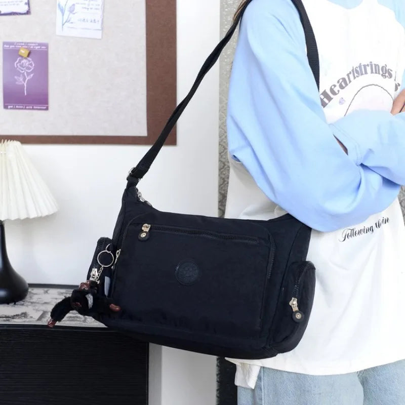 Fashionable Diaper Bag For Women Luxury Leather Messenger Purse Trendy Solid Color Shoulder Bag Classic Original For Party