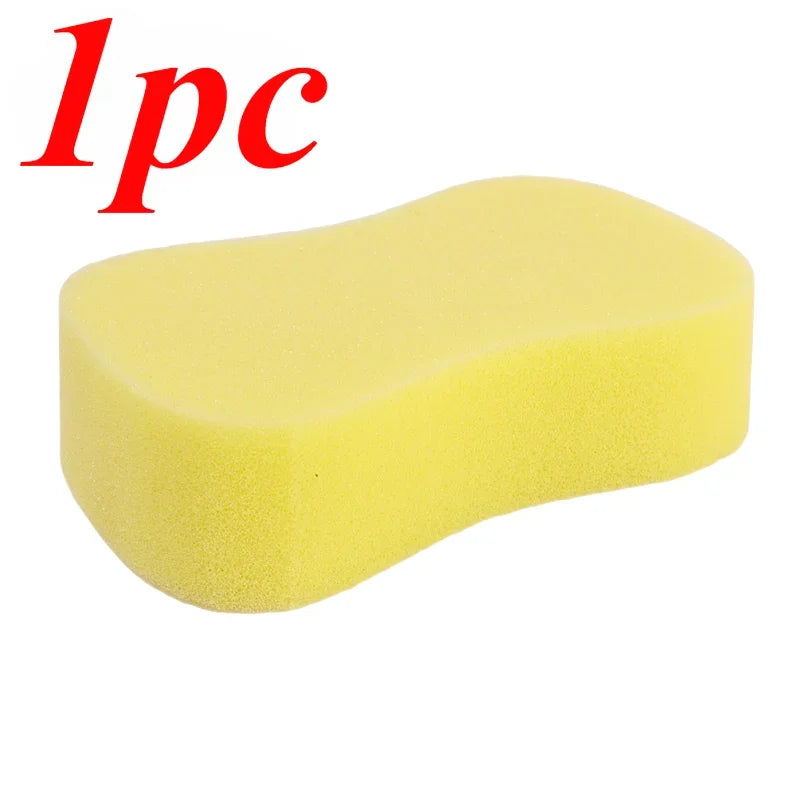 1/3/5pcs Car Wash Sponge Clean Large Honeycomb 8-shaped High-density Sponges Block Car Cleaning Waxing Tools Auto Detailing