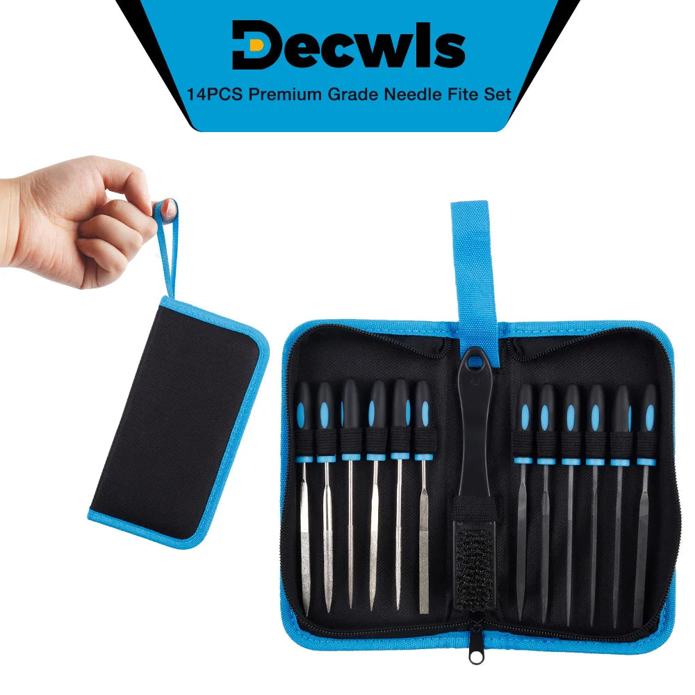 13pcs Multi-functional Steel Metal Rasp Needle Files Set Metalworking Tools Diamond Files Steel  Wood Jewelry Polishing Grinding