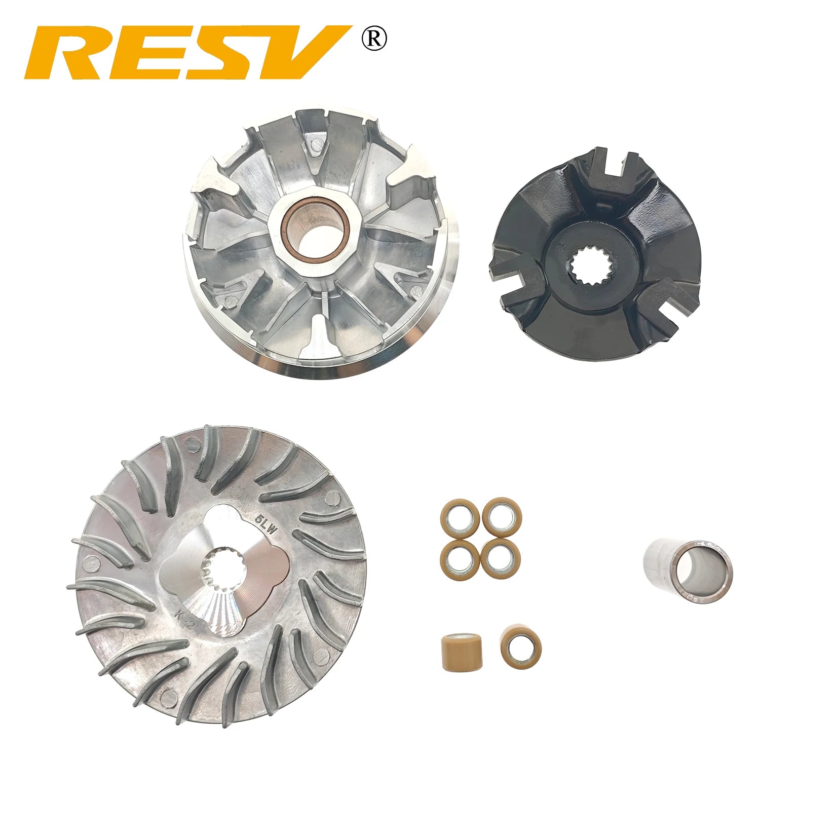 RESV for Yamaha ZY100 JOG100 RS100 RSZ100 BWS100 Variator Drive Face Pulley Assy. Modified Upgraded High Performance Racing