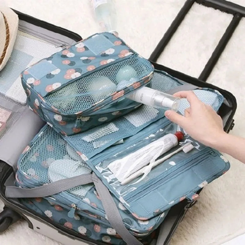 Multifunctional Travel Hook makeup bag Cosmetics Storage Bag Waterproof Toiletries Beauty Organizer Ladies Bathroom Storage Bag