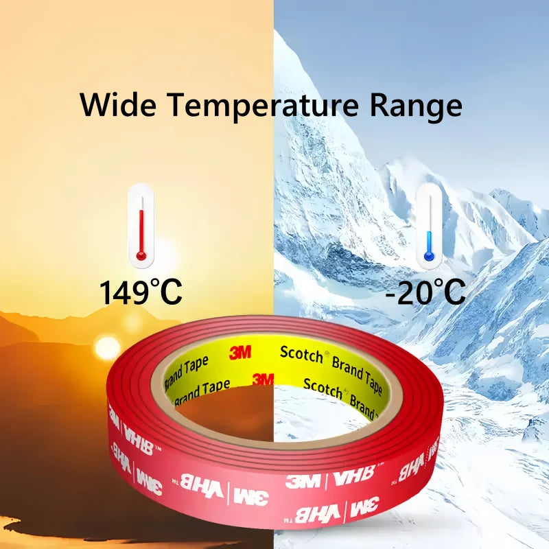 1 Roll Original 3M VHB Tape 5952 Double-Sided Tape Heavy Duty Industrial Mounting Acrylic Foam Tape Automobile Vehicle Tape