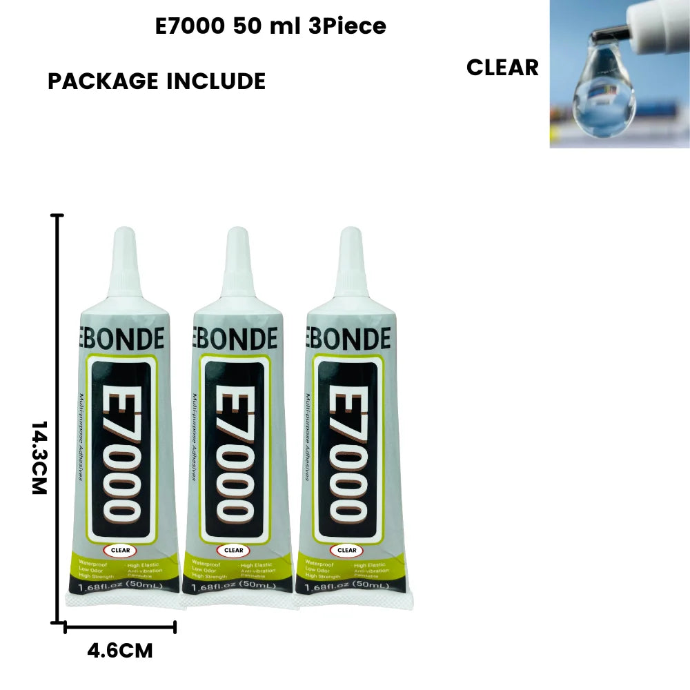 15ML 50ML 110ML E7000 Clear Contact Fabric Adhesive Universal Glass Plastic DIY Glue E-7000 With Precision Applicator