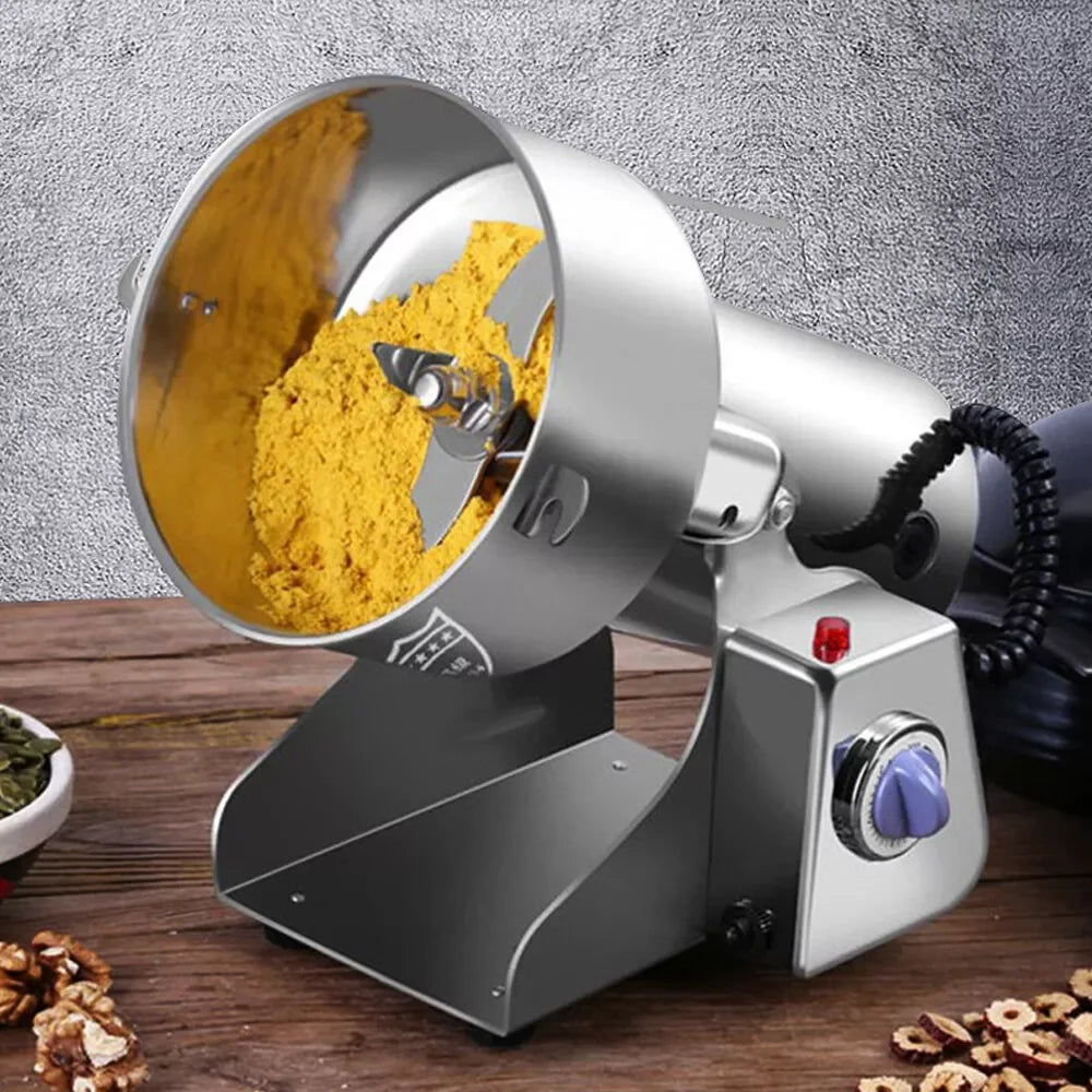 4200W Herb Grain Spice Cereal Grinder Machine 2500g Electric Grain Mill Grinder for Dry Herbs Grains Spices Cereals Coffee Corn
