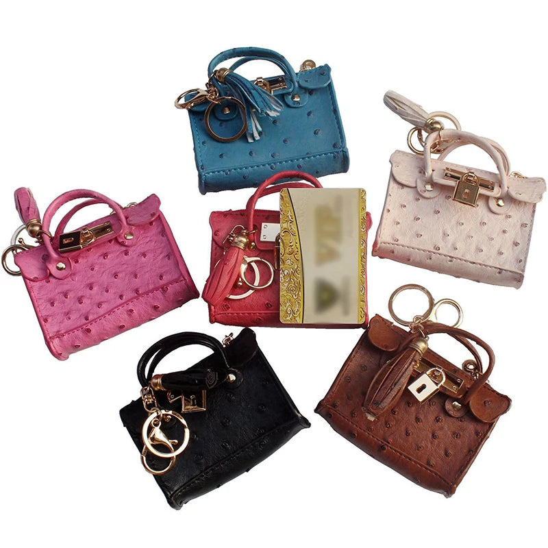 Multifunction Leather Key Bag Wallet Clutch Zipper Coin Purse Wallet Bluetooth Earphone Bag Credit Card Case Mini Storage Pouch