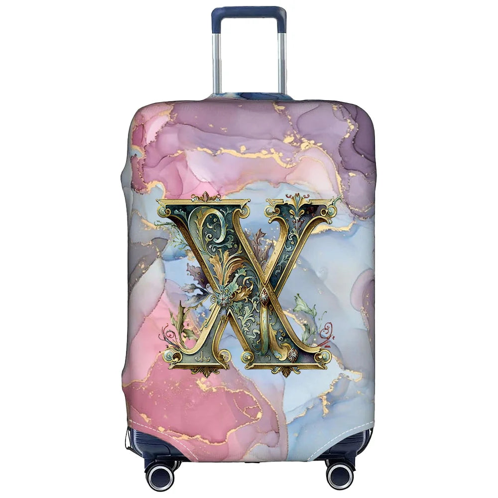 Luggage Cover Stretch Fabric Suitcase Protector Case Graphic Series Baggage Dust Case Cover Suitable 18-32 Inch Suitcase