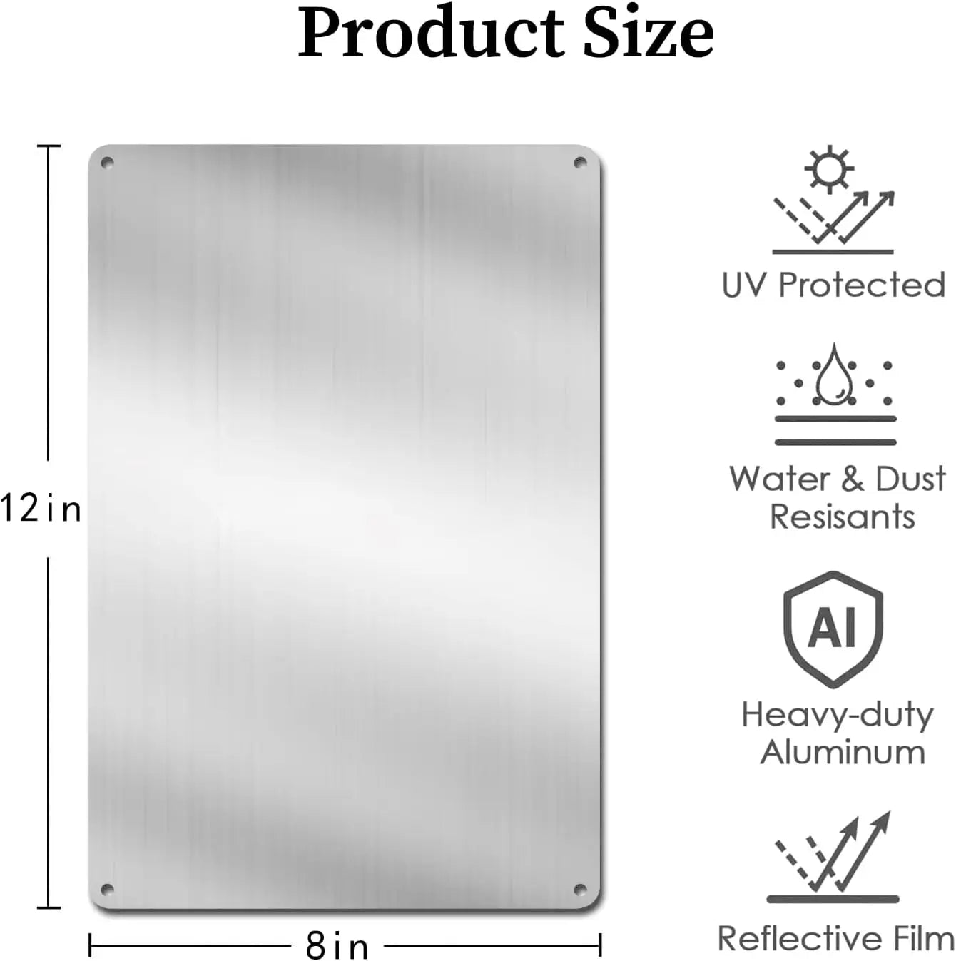 Vintage Spanish Alarma Alarm Metal Sign -  Red & White Retro Security Wall Art, Durable Tinplate with 24/7 Monitoring