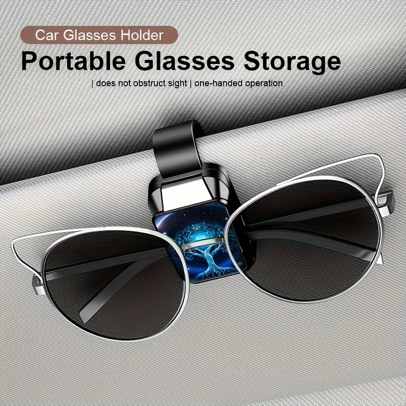 Car Tree of Life Glasses Clip ABS Material Sunglasses Sunglasses Myopia Glasses Storage Clip Car Sunshade Multi functional Clip