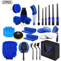 Car Wash Brush Set Detailing Brush for Air Outlet Tire Rim Drill Brush Sponges Auto Interior Exterior Dirt Dust Cleaning Tools