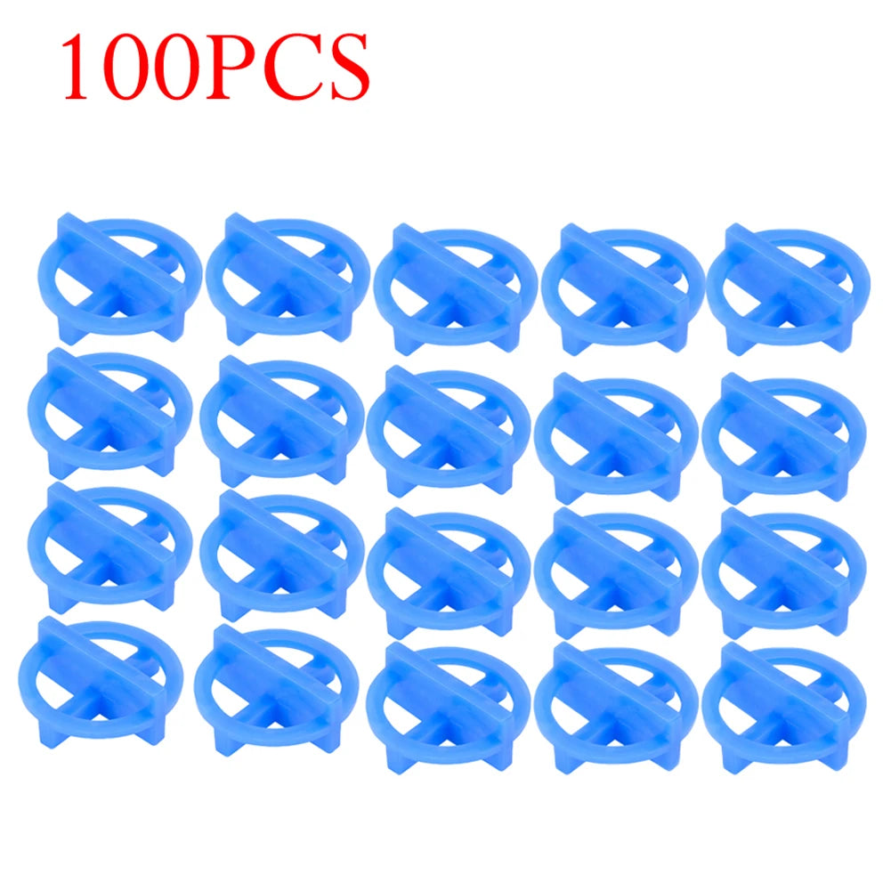 100Pcs Ceramic Tile Leveling System Spacers Clips Wedge For Tiling Fixing Floor Wall Gap Leveling System Construction Tool