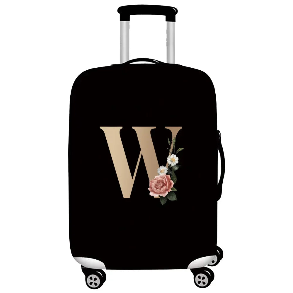 Luggage Protective Cover Travel Accessories Suitcase Dust Wear-resistant Gold Letter Series Protective Case 2026 Fashion