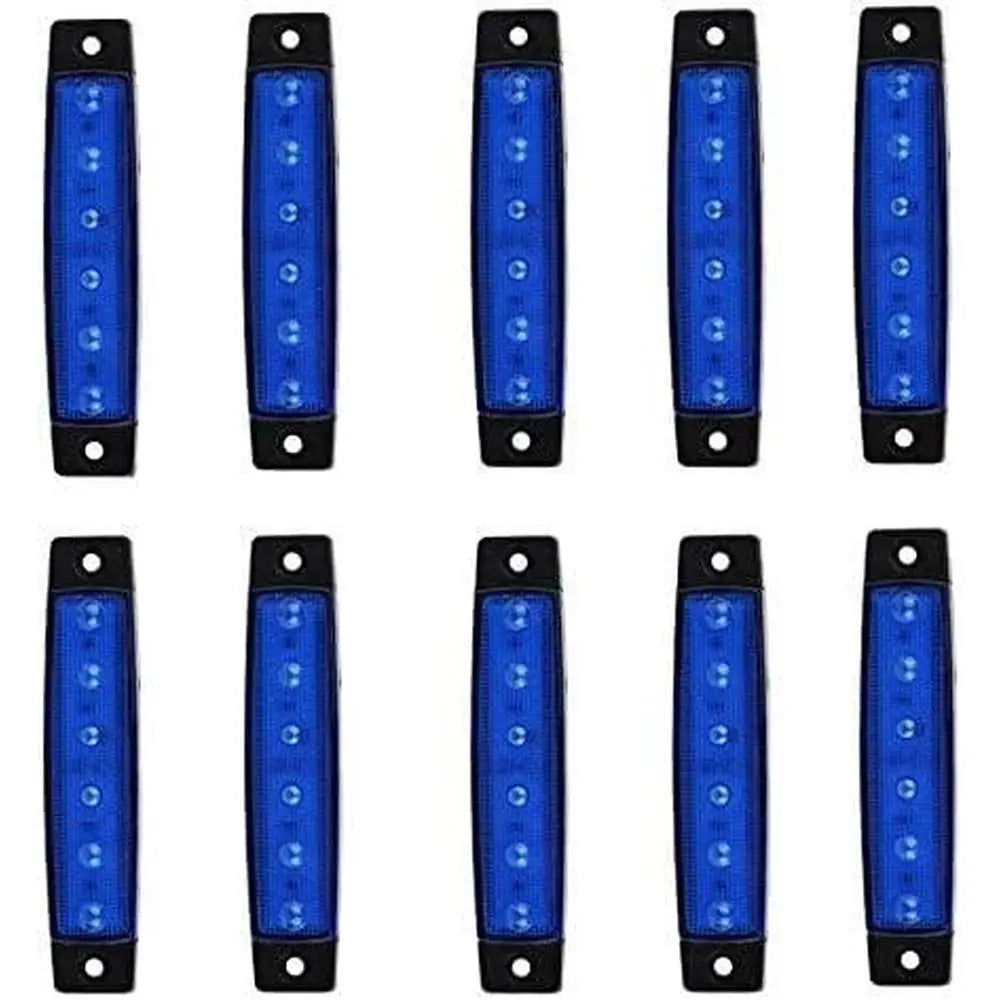30/10pcs Side Marker Lights 12V 6LED SMD Side Marker Lights Side Marker Light Clearance Indicator