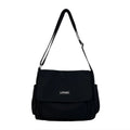 INS College Student School Crossbody Bags Nylon Casual Single Women Shoulder Bag Men's Japanese Retro Messenger Bag Satchels