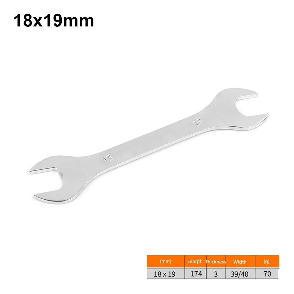 New 1Pcs 3mm Ultra-thin Thin Open End Wrench Hi-Spec Steel Flat Wrench Tool 6-32mm Multi-Function Double-end Fixed Spanner