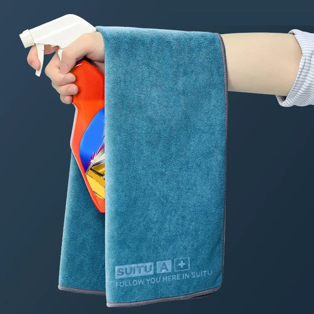 Chamois Leather Coral Fleece Cleaning Towel Soft Drying Cloth Shammy Cleaning Cloth Absorbent Car Body Washing Towels Clean Rags