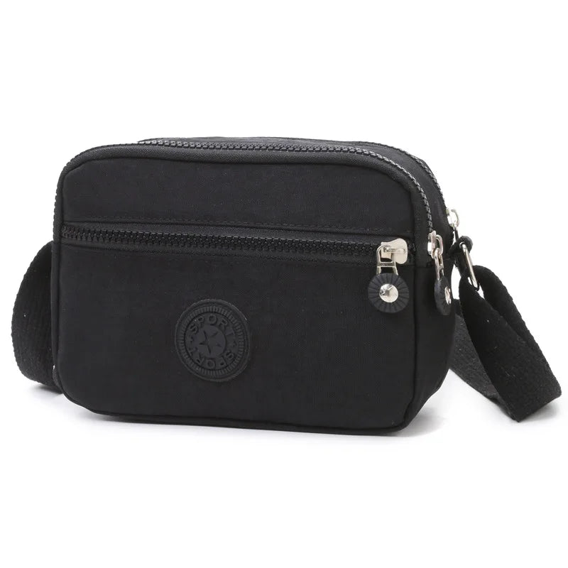Leisure Sports Crossbody Bag Simple and Practical Outdoor Phone Wallet Cash Register Bag for Middle-aged and Elderly People
