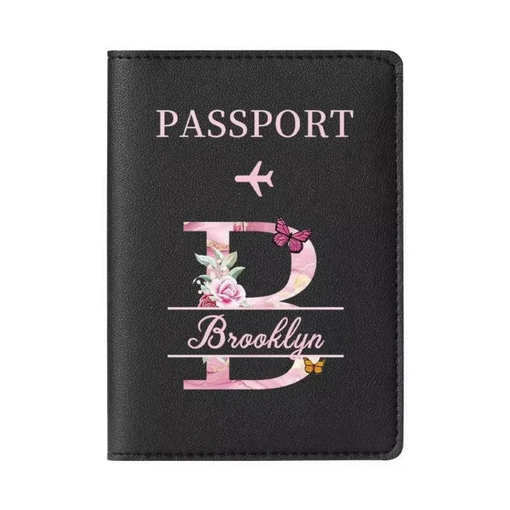 Personalized Passport Holder with custom Cute Cartoon Shiba Print, Multifunctional Ticket & Travel Document Organizer