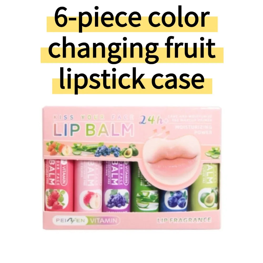 Fruity Lip Balm Set – 24Pcs Moisturizing Lip Care Kit with Vitamin E & Shea Butter, Deeply Nourishes Dry Chapped Lips