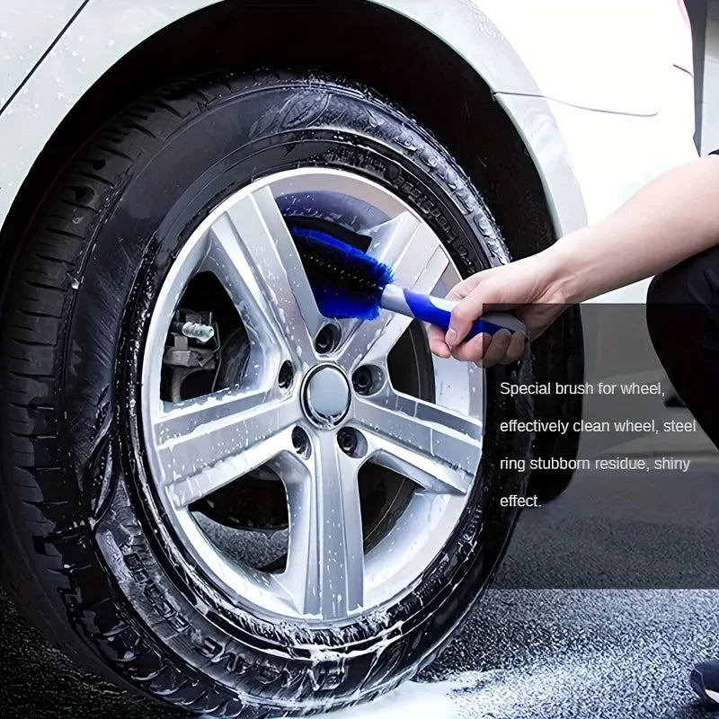 Caravan Tyre & Wheel Brush Car Cosmetic Maintenance Cleaning Brush Car Wash Tools