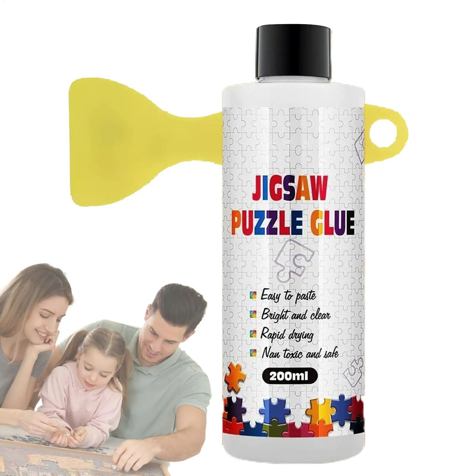 200ml DiamondPainting Sealer Art Glue Continuous Hold Gloss Effect Puzzle Puzzle Highlight Glue Artwork Maintenance Quick Drying