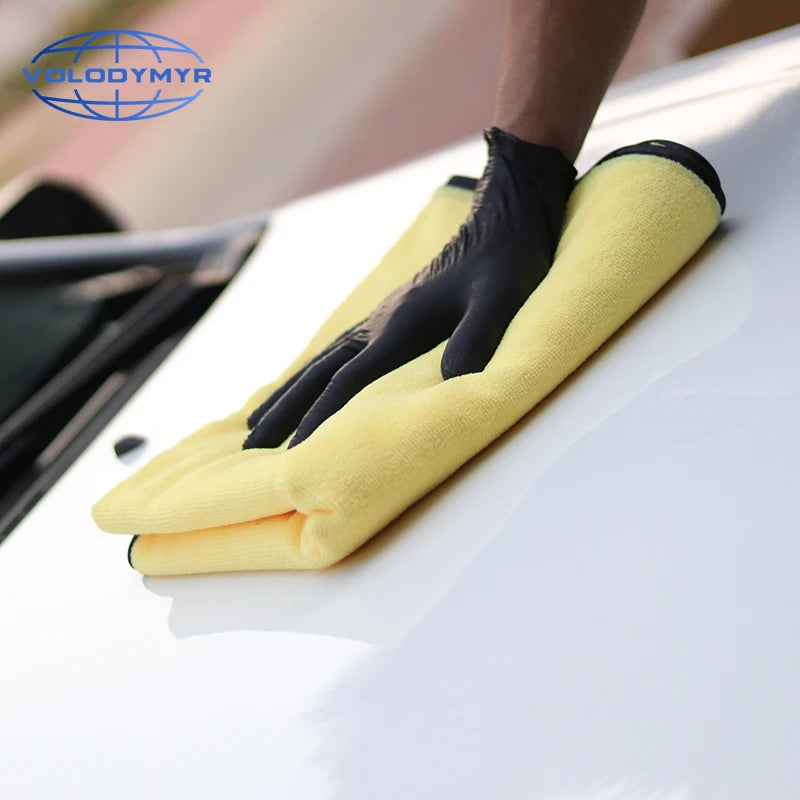 Extra Large Size Microfiber Towel Car Cloth Beige 90*60cm Super Absorbent Extremely Soft for Auto Cleaning Drying Car Wash