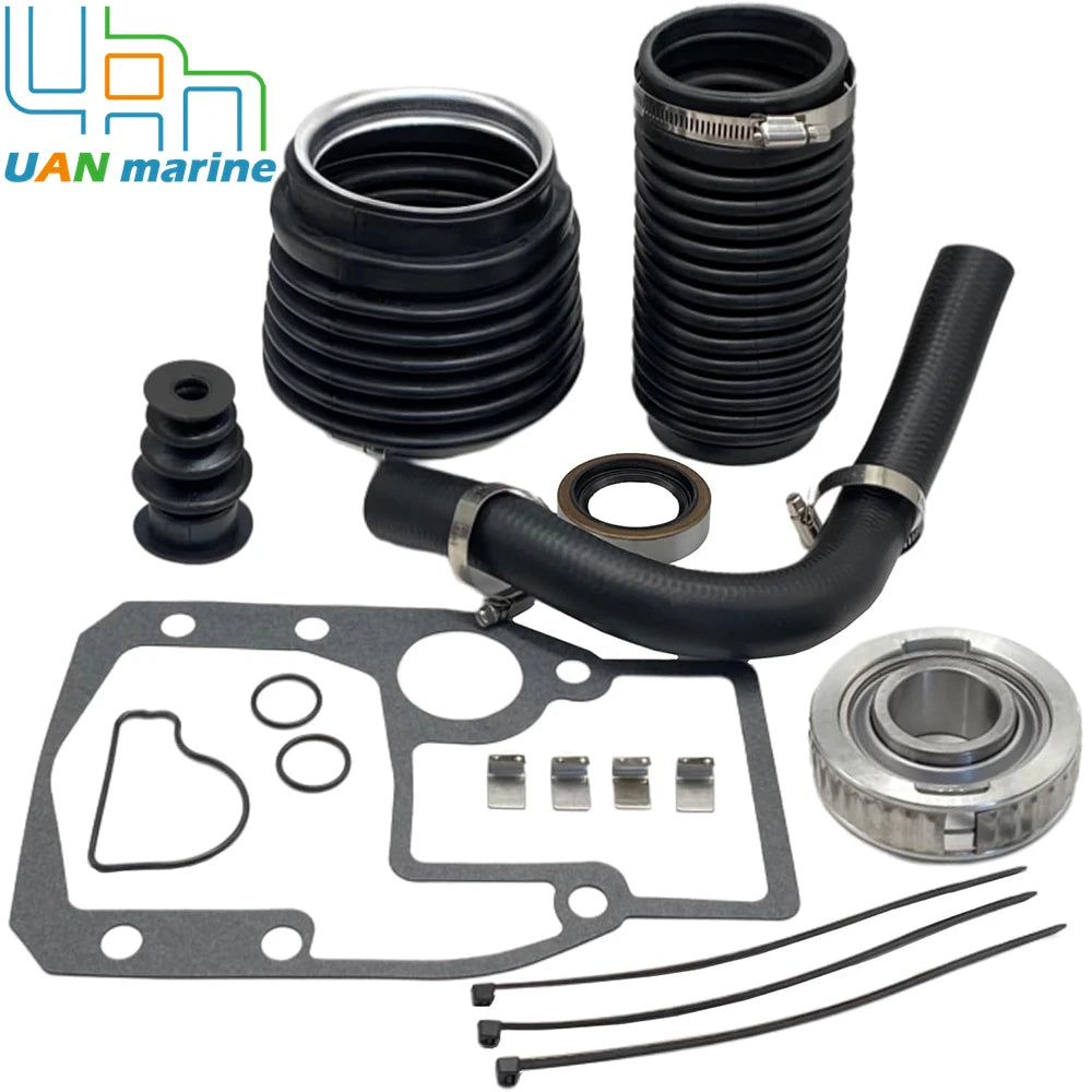 Transom Bellows Kit For Volvo Penta SX for OMC Cobra Drive Exhaust Bellows Gimbal Bearing Kit 911826 3854127 3841481 3850426