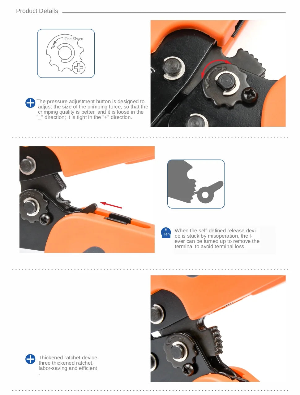 SN-58B EDM mini Multi-function Crimping pliers set dupont crimp tool clamp terminals kit incloude SN-28B and SN-48B function