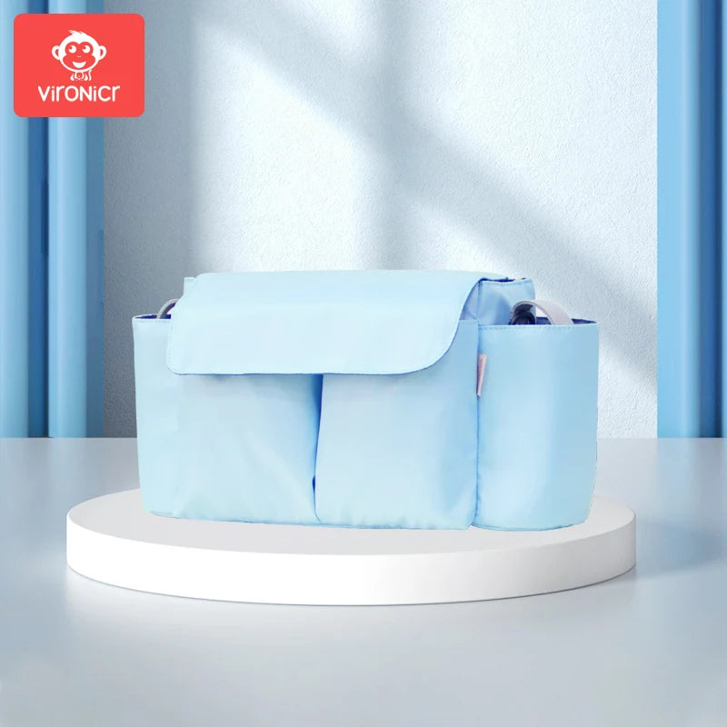 Stroller Organizer Bags Mummy Large Capacity Travel Hanging Bag Bottle Holder Pram Diaper Bags Baby Stroller Accessories