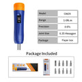 Preset Torque Screwdriver 1-6 Nm 1/4'' Drive Precision Adjustable Torque Wrench Set for Maintenance Tool Bike Repairing Mounting