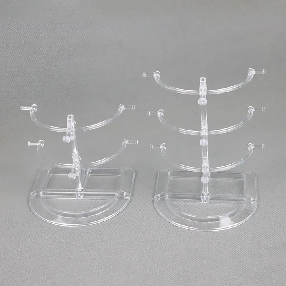Space Saving Eyeglasses Display Stands Home Organizer Multiple Layers Sunglasses Storage Rack Transparent Plastic