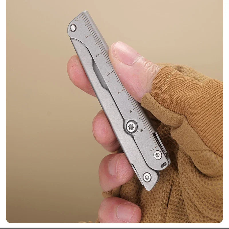 Outdoor Mini Multi-functional Scissors Portable Folding Knife Small Tool Folding Stainless Steel Scissors Camping