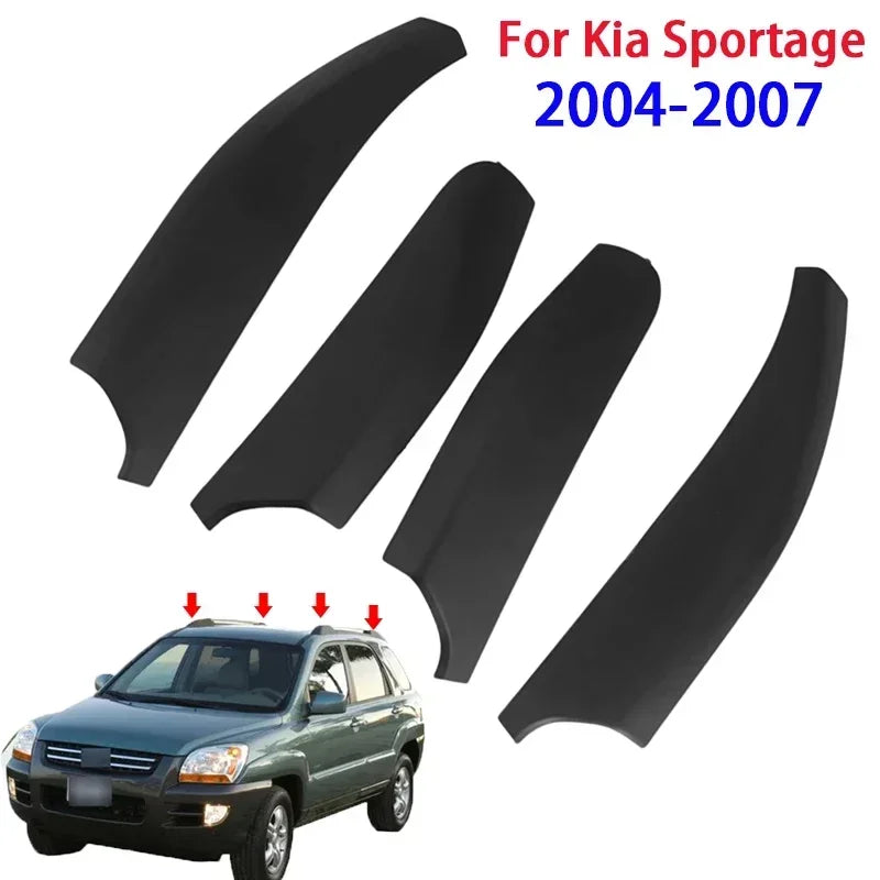 1/4pcs Car Roof Rack Cover Bar Rail End Shell Cap for Kia Sportage 2004-2007