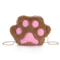 Fashion Crossbody Handbag Sweet Chain Messenger Bag  Bear Bag Shoulder Bag Cat Paw