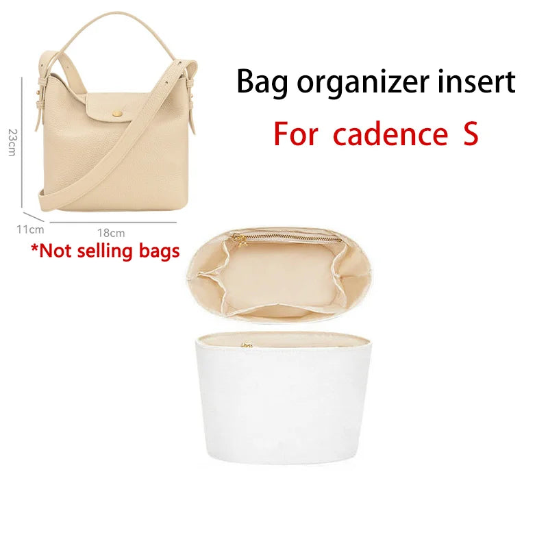 Bag Organizer Insert For Le Cadence Longchamp Waterproof Durable Fashion Bag Support Storage Inner Modification Bag Accessories